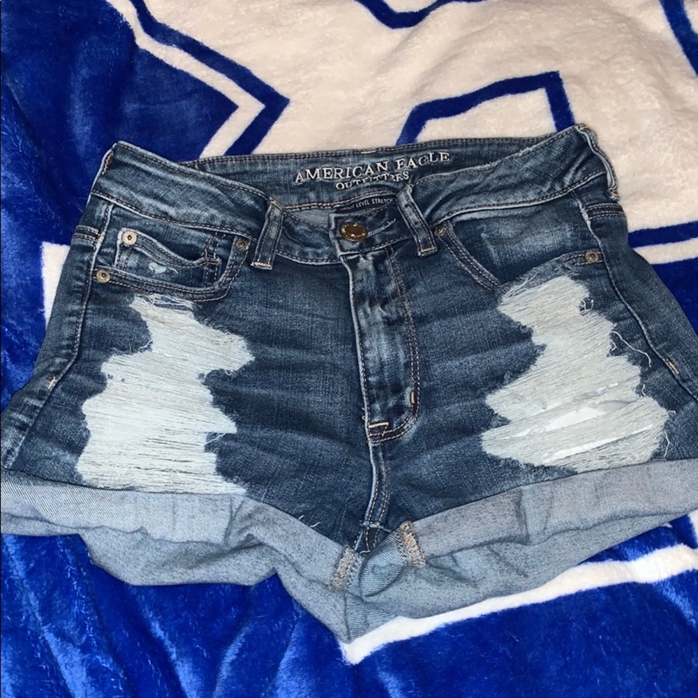NWOT AE hi-rise shorties
